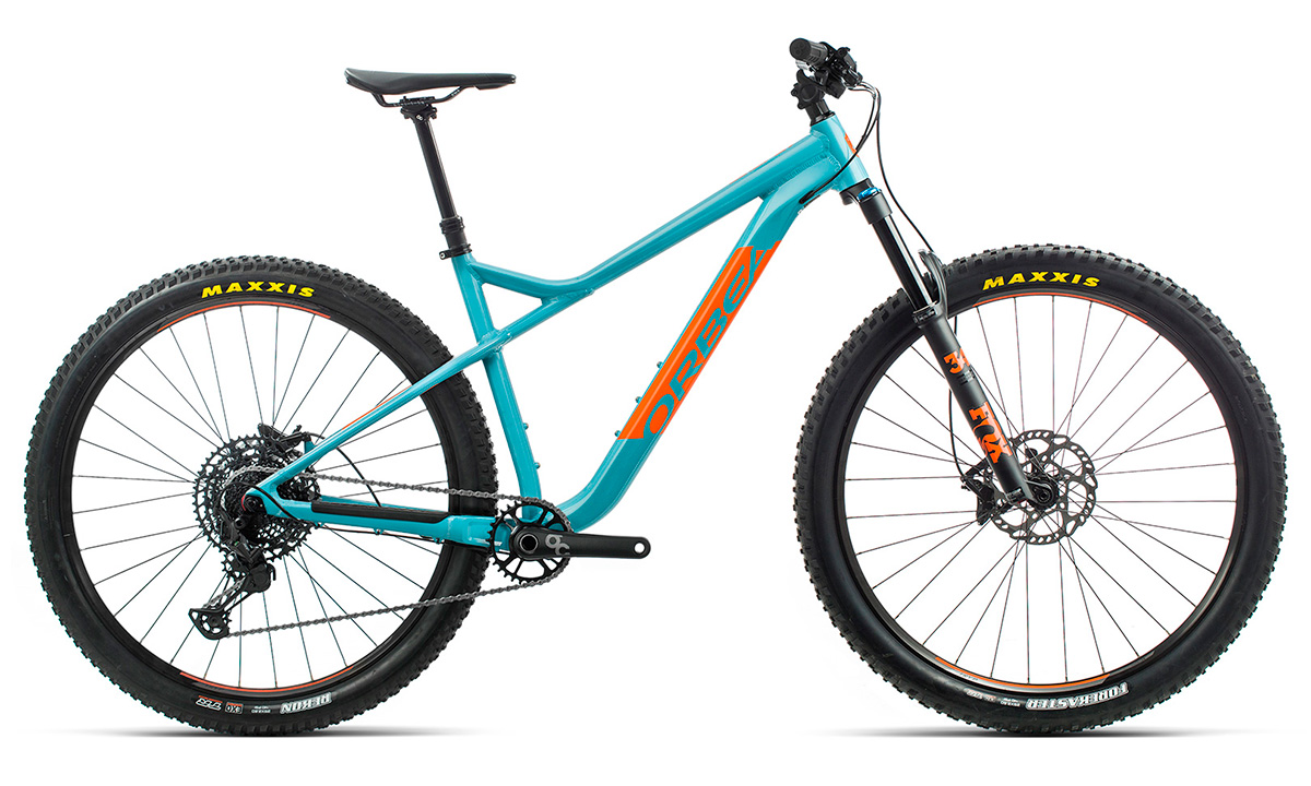 Фотографія Велосипед Orbea Laufey 29 H-Ltd (2020) 2020 Блакитно-жовтогарячий